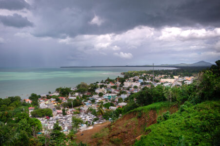 An overlook in Miches, Dominican Republic