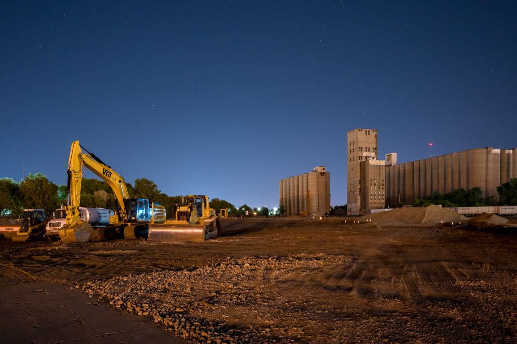 Following the demolition of Kurth and Electric Steel grain elevators in Minneapolis.