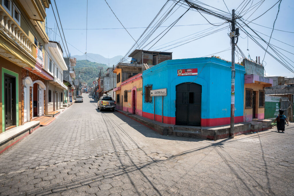 A street in Santiago, Guatemala.