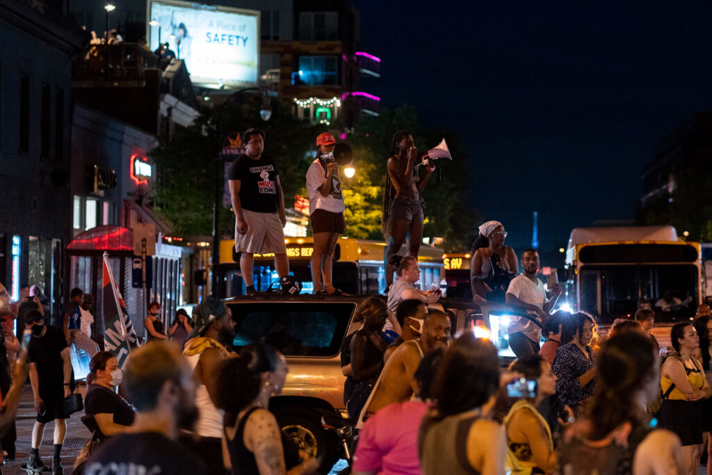Protesters take to the streets for the 3rd night after Winston Smith was killed by law enforcement in a Minneapolis Parking ramp on June 3rd. Authorities say officers with Hennepin and Ramsey County fired their weapons as part of a federal task force.