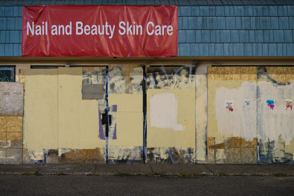 Nail and Beauty Skin Care with boards.