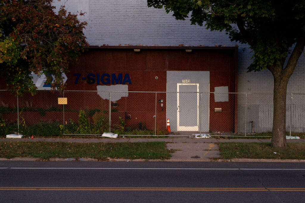 The 7-Sigma facility that was damaged during May 2020 riots.