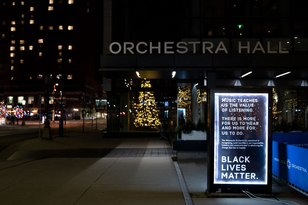 Orchestra Hall in downtown Minneapolis.