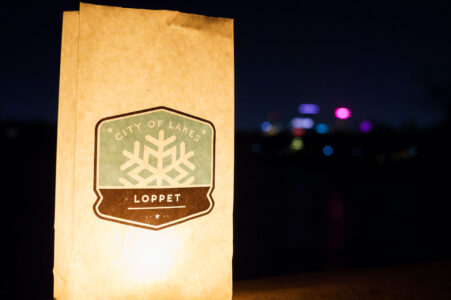 The warm weather didn't stop this years Luminary Loppet around Lake of the Isles, but it was moved off the ice. Always a really great event! (Minneapolis, February 2024)