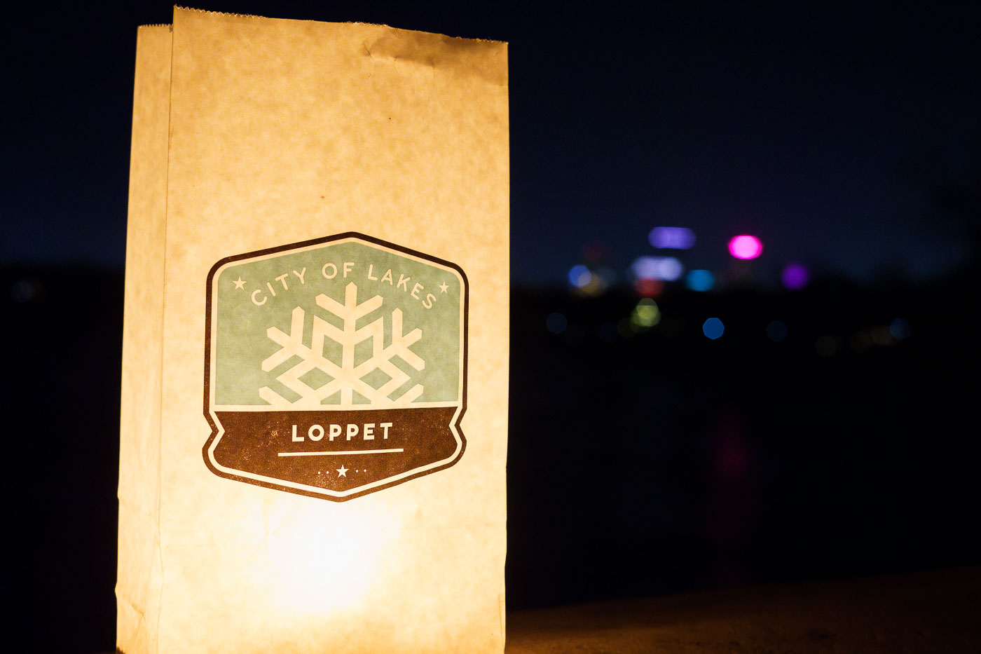 The warm weather didn't stop this years Luminary Loppet around Lake of the Isles, but it was moved off the ice. Always a really great event! (Minneapolis, February 2024)