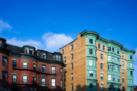Apartments on Massachusetts Avenue in Boston.