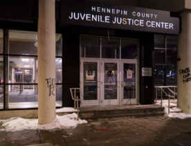 Around a hundred joined a NYE nationwide call for protest supporting those imprisoned by the state. The Minneapolis Police, State Patrol, Golden Valley PD, Hennepin Sheriffs, & state aerial surveillance descended on the area to arrest dozens after the jail was spray-painted.