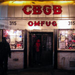 Outside CBGB in New York City, December 2005