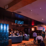 Flight bar inside the Luxor Hotel in Las Vegas, Nevada.