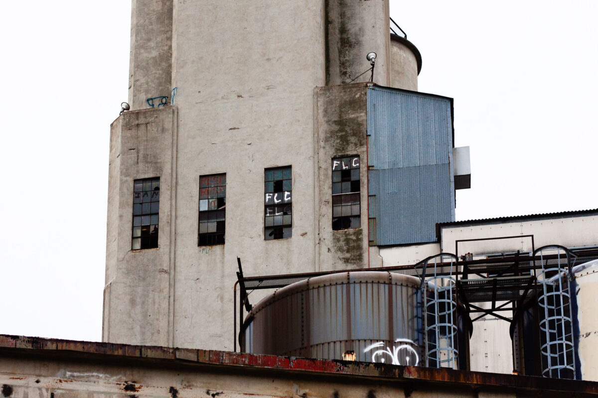 Inside the long abandoned Fruen Mill in Minneapolis, Minnesota.