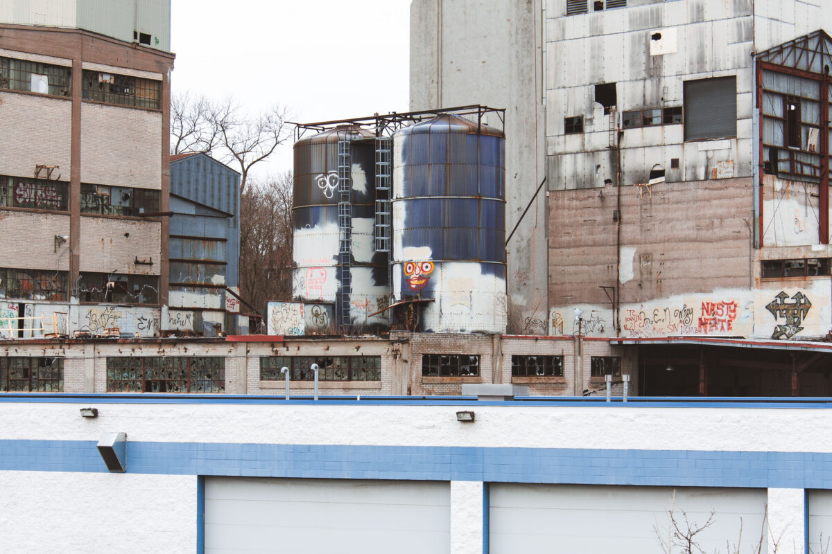 Inside the long abandoned Fruen Mill in Minneapolis, Minnesota.