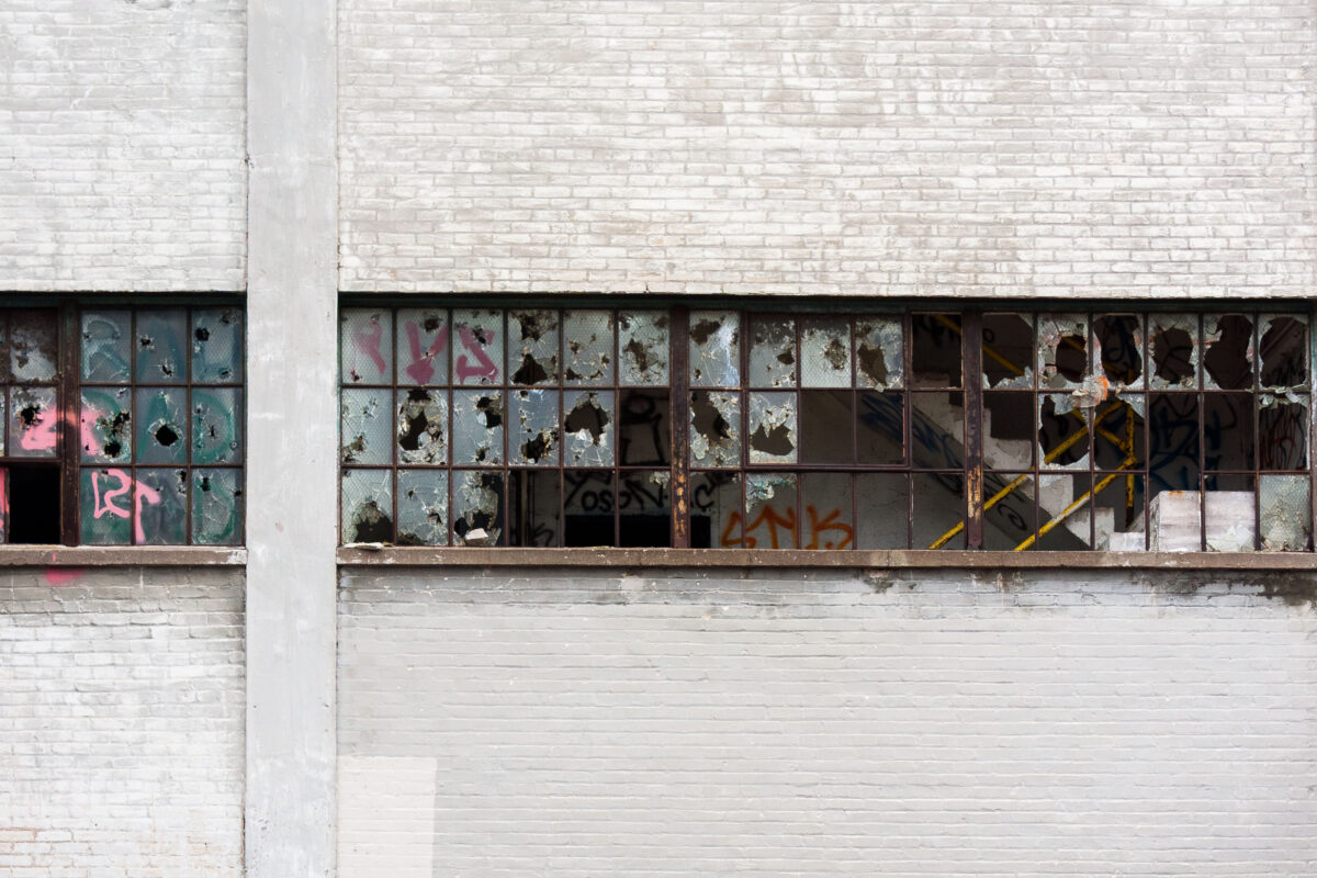 Inside the long abandoned Fruen Mill in Minneapolis, Minnesota.