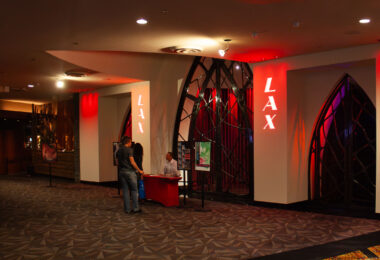 LAX Nightclub inside the Luxor hotel in Las Vegas, 2008.