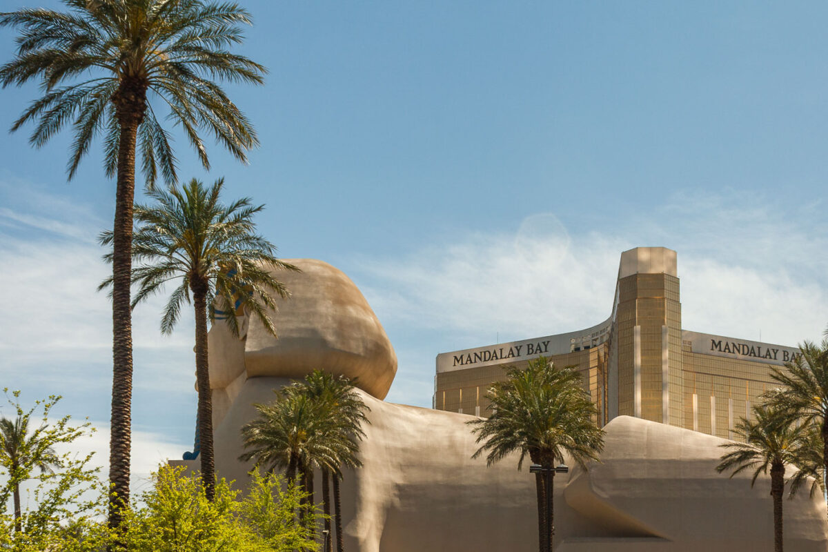 The Mandalay Bay Hotel and Casino located at 3950 S Las Vegas Blvd.