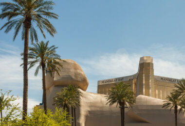 The Mandalay Bay Hotel and Casino located at 3950 S Las Vegas Blvd.