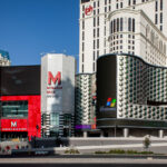 Planet Hollywood and the Miracle Mile shops in Las Vegas, Nevada.