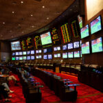 Sports betting inside a Las Vegas Casino.