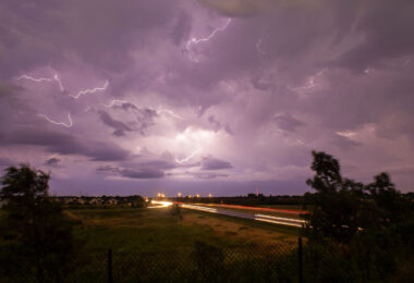 Lightning in Minnetonka Minnesota.
