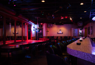 Body Shop strip club in Green Bay, Wisconsin. The club has since been demolished.