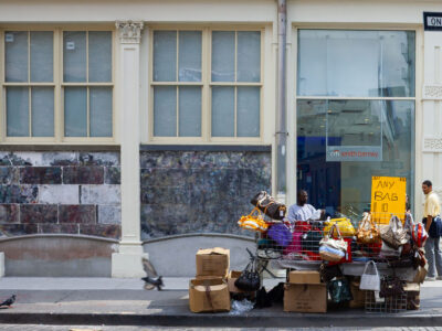 Handbag Vendor Outside Citi Smith Barney, Canal Street