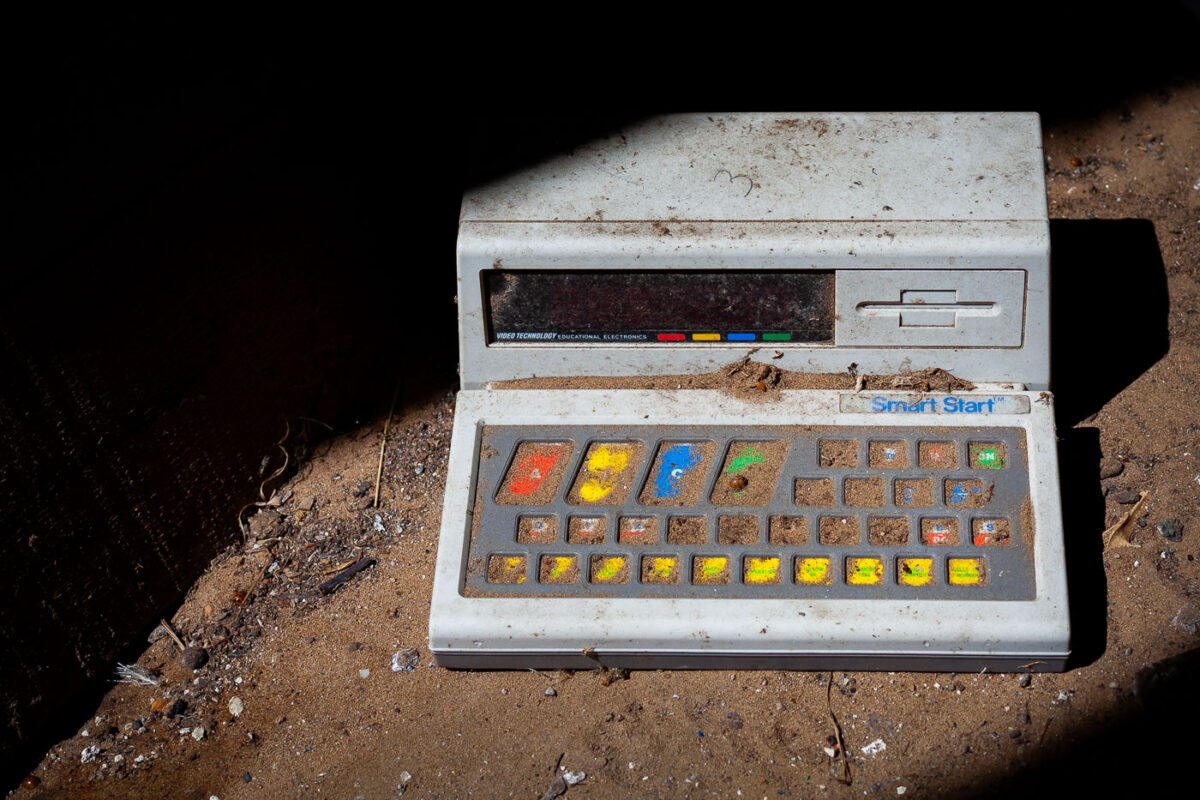 A "Smart Start" computer found in an abandoned home.