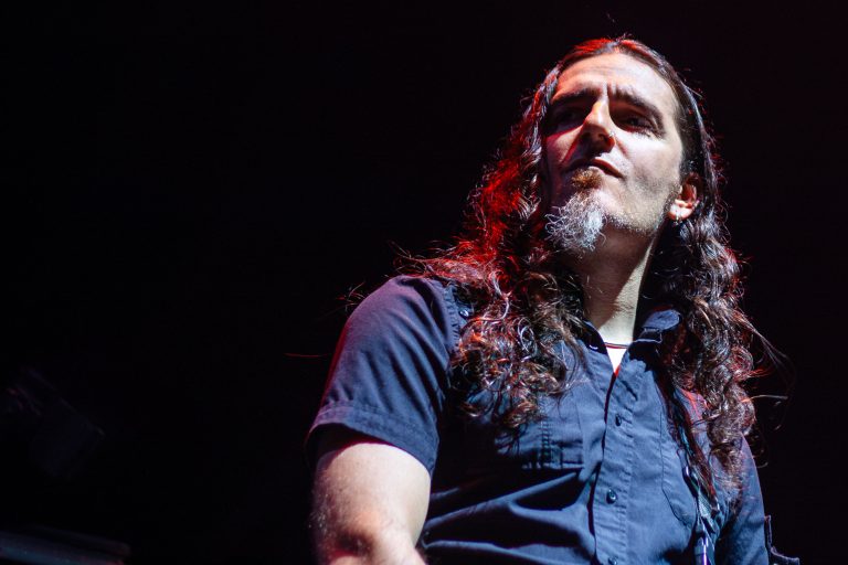 Cristiano “Pizza” Migliore, Lacuna Coil Guitarist, at Target Center
