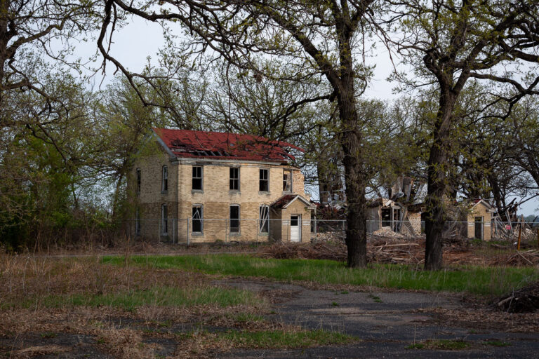 Crumbling Fort Snelling 1 A building crumbling at Fort Snelling near Minneapolis.