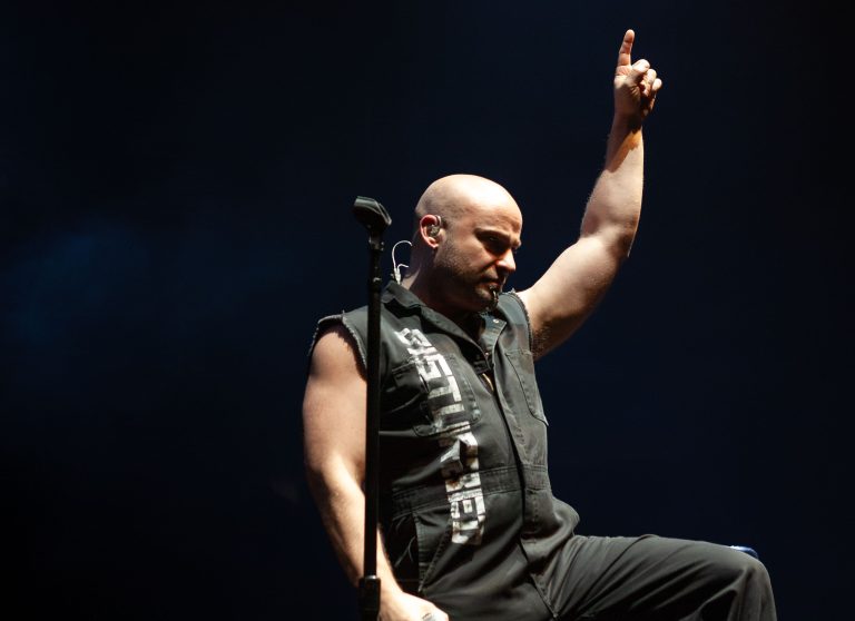David Draiman of Disturbed Performs at Target Center, Minneapolis