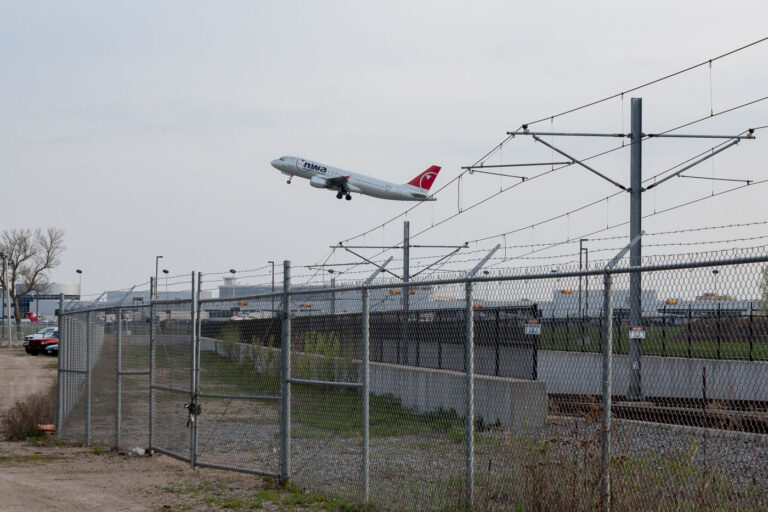 Northwest Airlines plane takes off at MSP 4 A NWA plane takes off at MSP airport in Bloomington, MN.