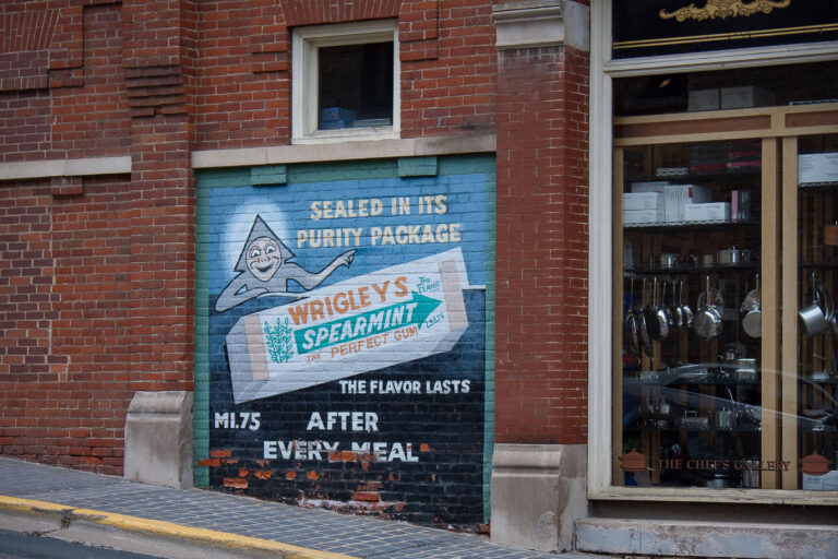 Wrigleys Gum Wall Billboard in Downtown Stillwater 3 Wrigley's Gum Mural, Stillwater