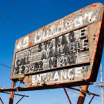 45 Outdoor Theatre sign in New London, Wisconsin.