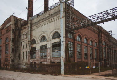 The long abandoned Market Street Power Plant in New Orleans.