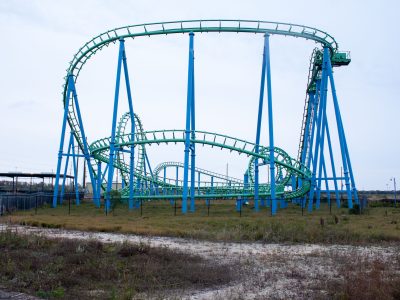 Green Roller Coaster, Six Flags New Orleans
