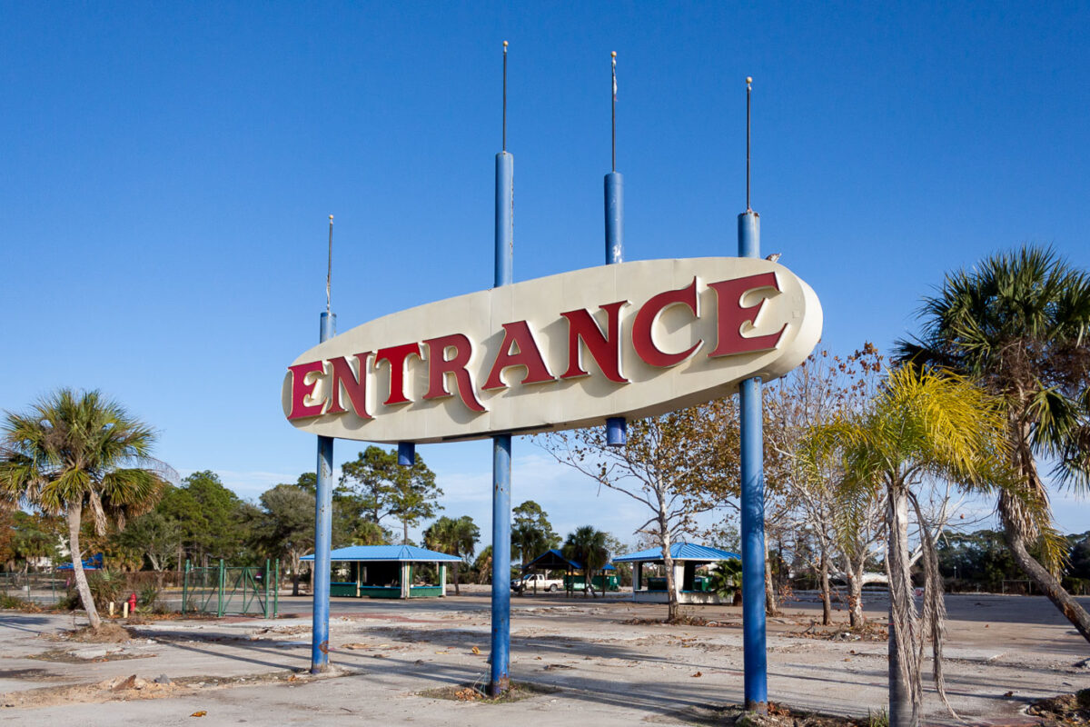 Miracle Strip Amusement Park in Panama City Beach. The park closed in 2004.