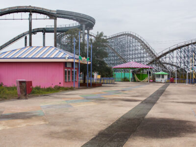 Six Flags New Orleans After Hurricane Katrina Damage