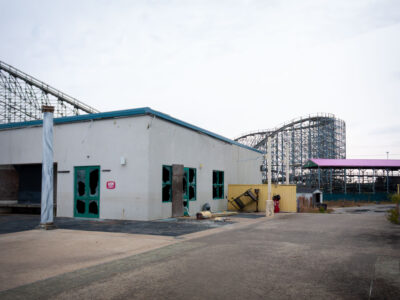 Six Flags New Orleans: Hurricane Katrina Damage to Roller Coaster