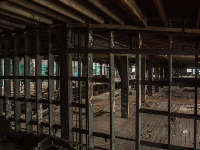 Interior of Abandoned Dixie Brewery, New Orleans