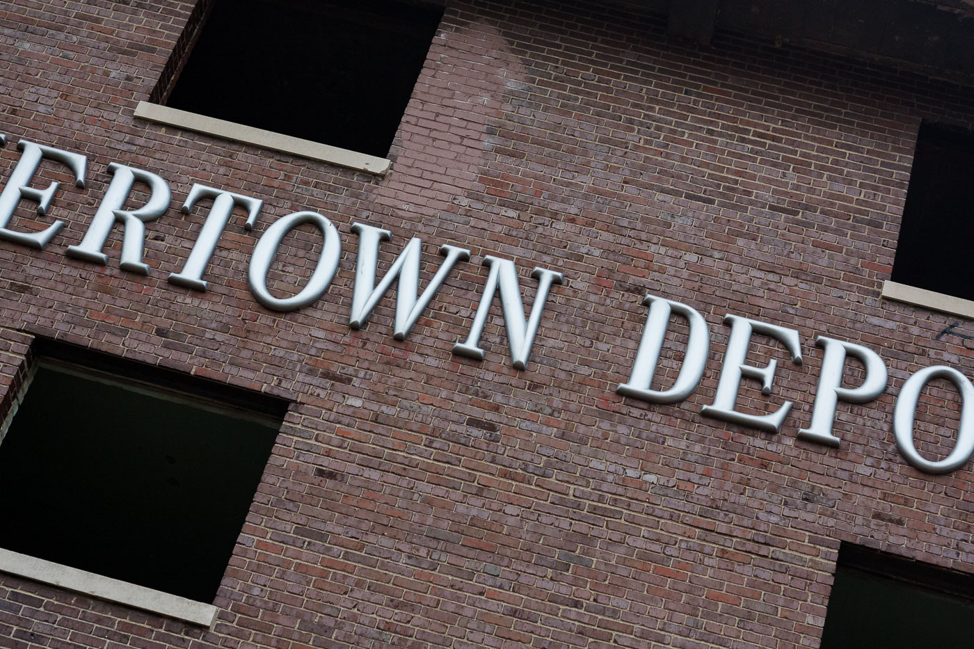 Lowertown Depot sign in St Paul Minnesota