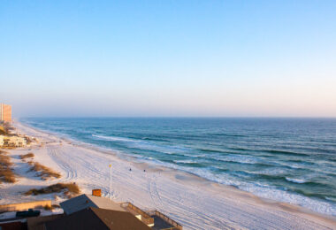 The Gulf of Mexico in Panama City Beach, Florida.
