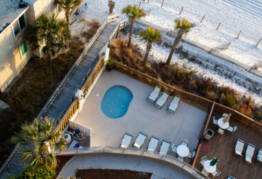 A hot tub in Panama City Beach, Florida