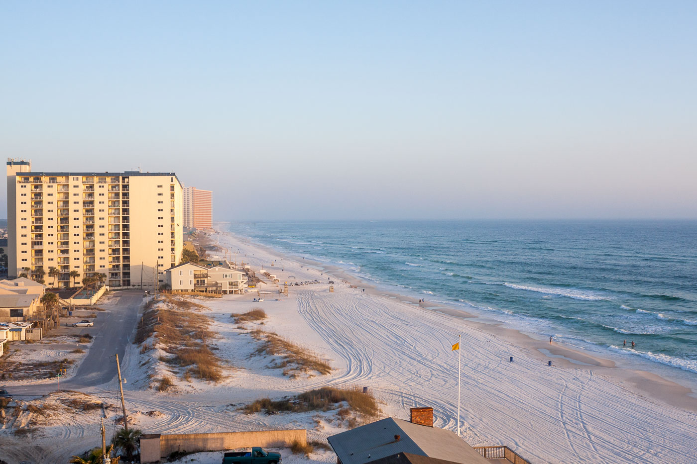 White sand in Panama City Beach