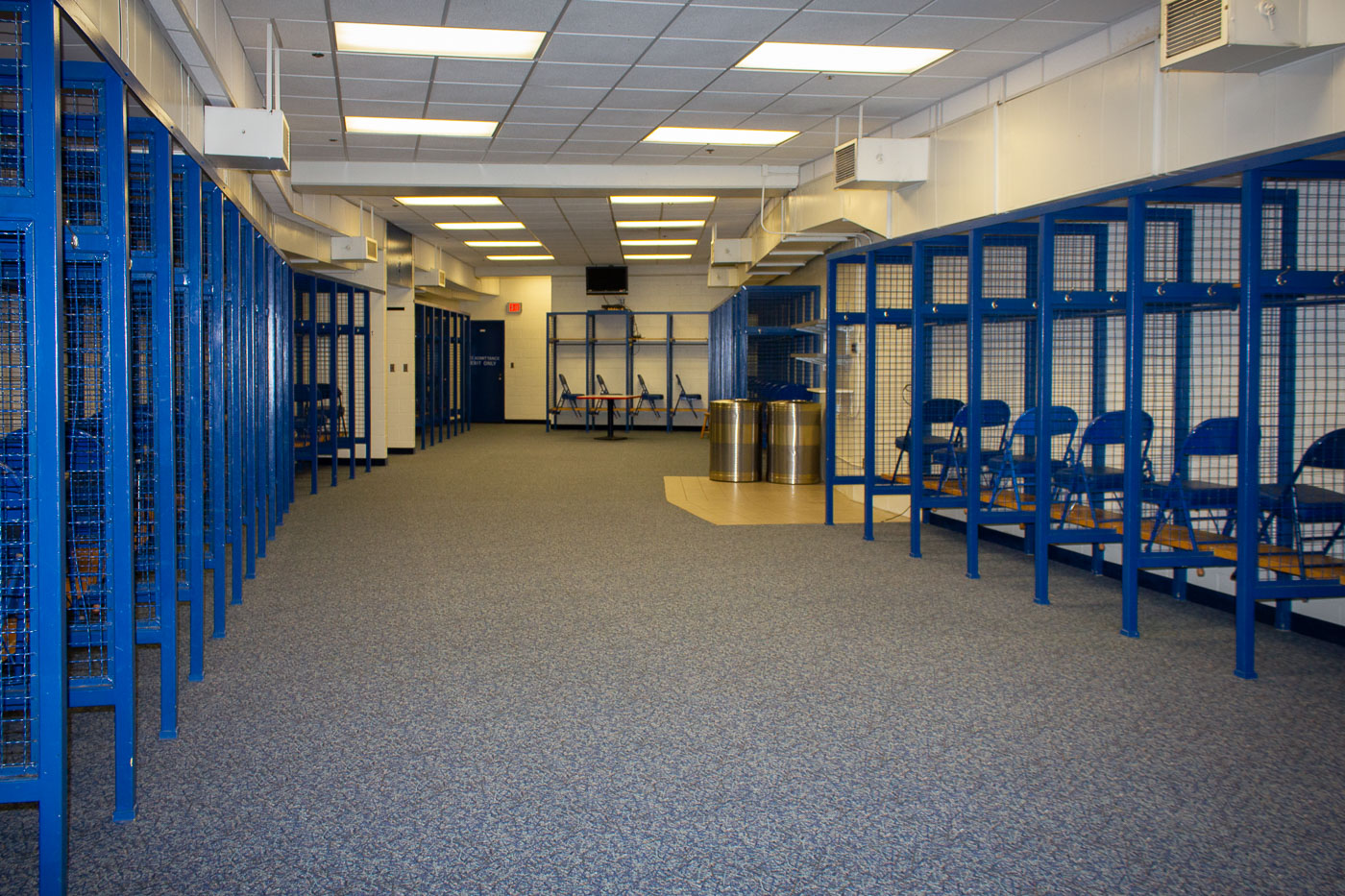 Metrodome visitors locker room