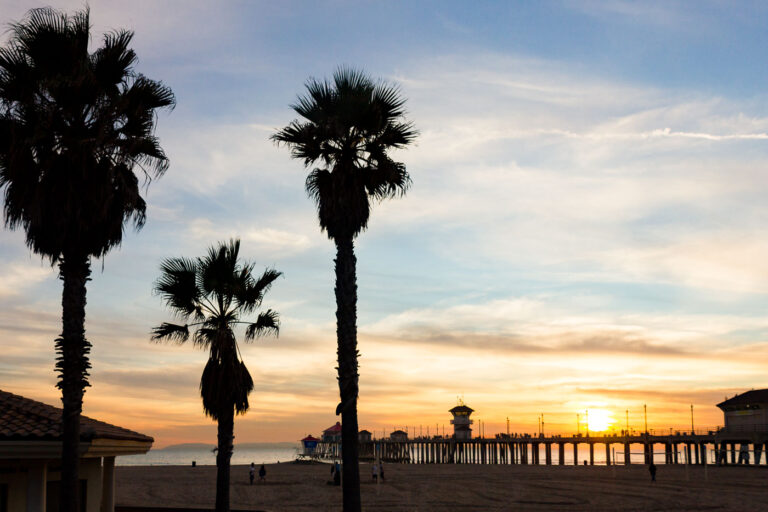 Sunset in Huntington Beach California 1 Sunset in Huntington Beach, California