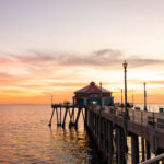 The Ruby's on the pier in Huntington Beach.