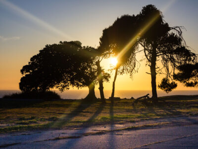 San Pedro, California: Sunset Over the Pacific Ocean