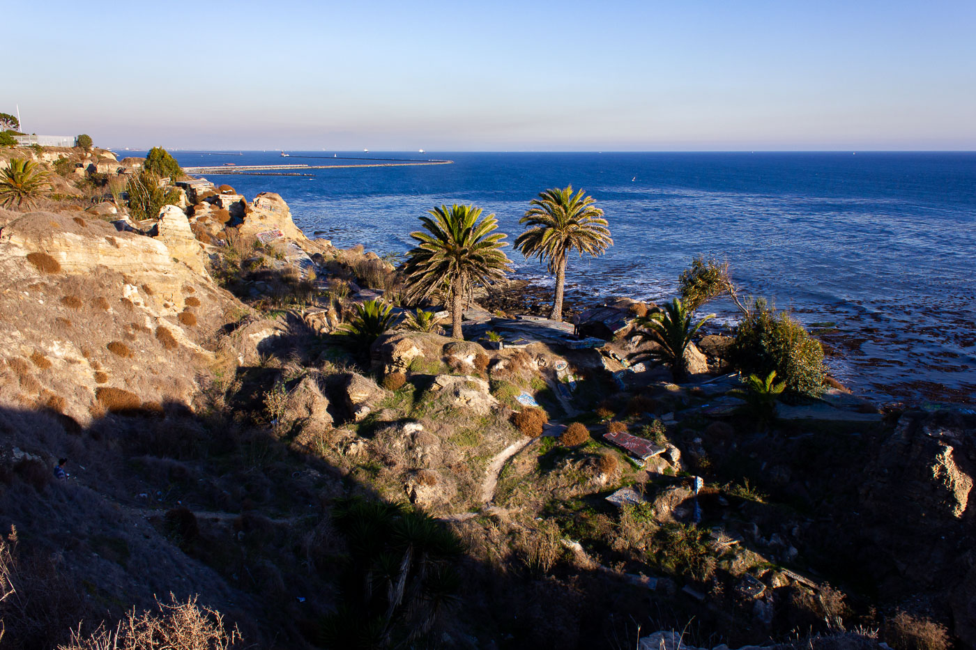 Sunken City in San Pedro CA