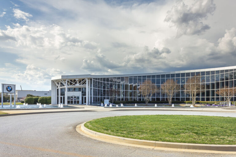 BMW US Manufacturing Plant, Greer, North Carolina 1 The BMW US Manufacturing Plant in Greer, North Carolina, is the world's largest BMW plant by volume, producing vehicles for global export since 1994.