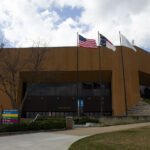 Dean Smith Center on the University of Carolina campus.