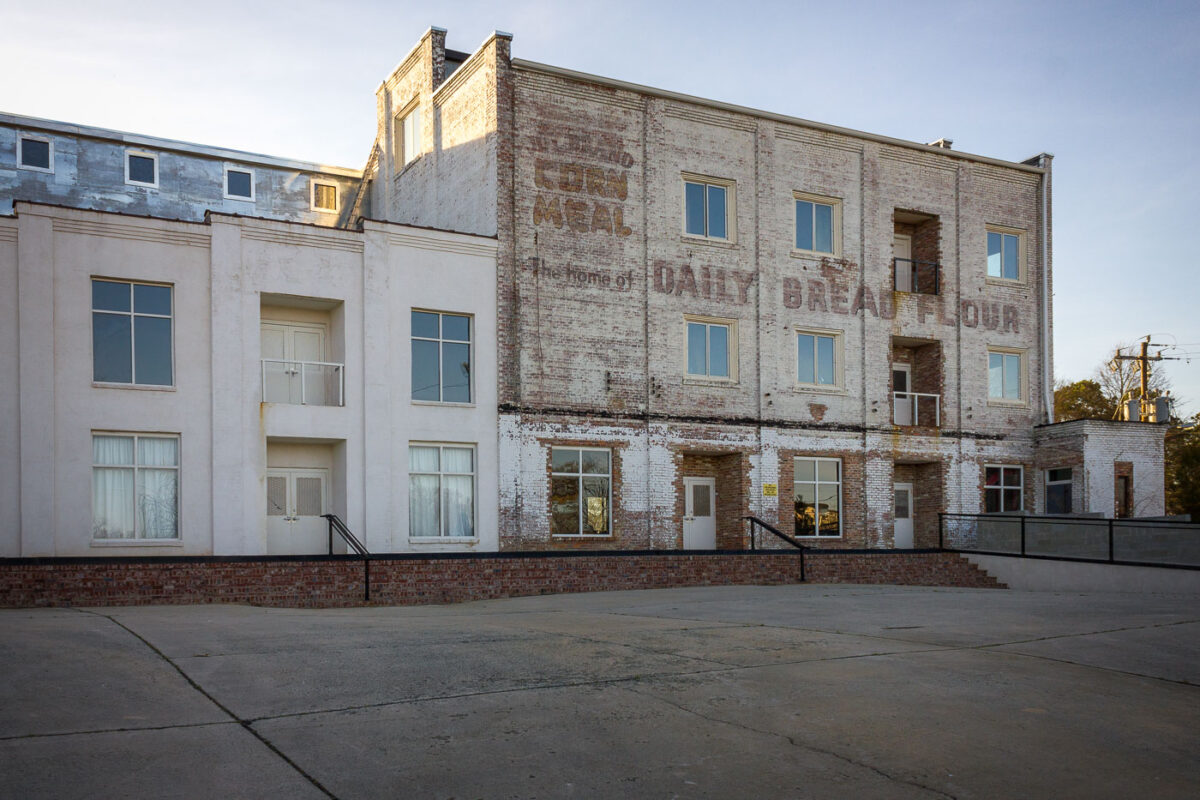 Former flour mill in Greensboro, North Carolina.