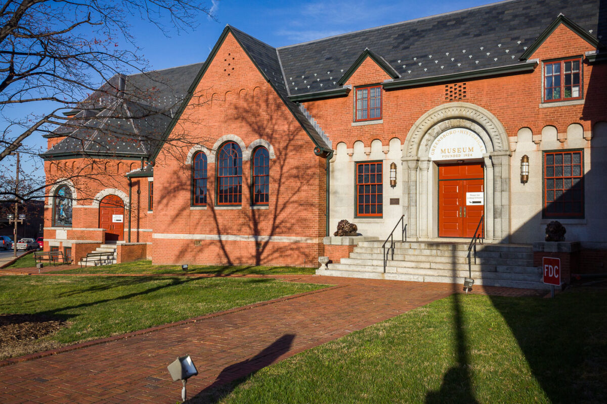 The Greensboro History Museum, consisting of the former First Presbyterian Church of Greensboro and Smith Memorial Building, is a historic museum building located at 130 Summit Ave.